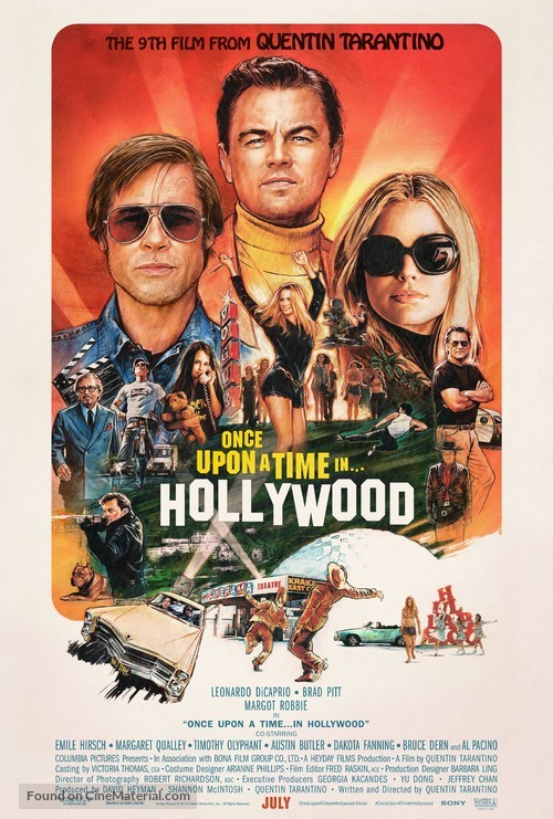 Once Upon a Time in Hollywood movie cover